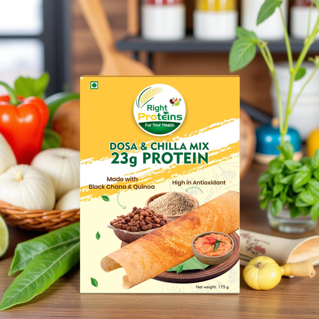 Dosa & Chilla Healthy Mix | 23g Protein | Black Chana & Quinoa