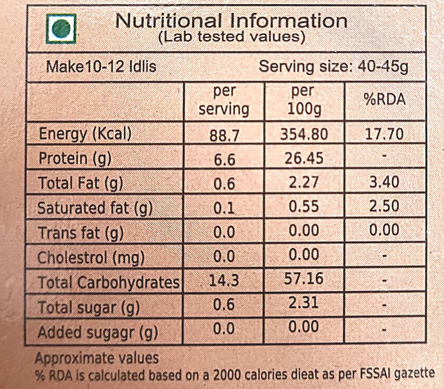Idli Mix | 26g Protein
